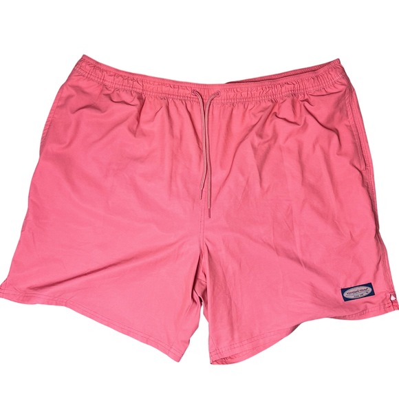 Vineyard Vines Other - Vineyard Vines Swim Trunks Mens XXL Pink Micro Stripe Board Shorts 6.5" Inseam